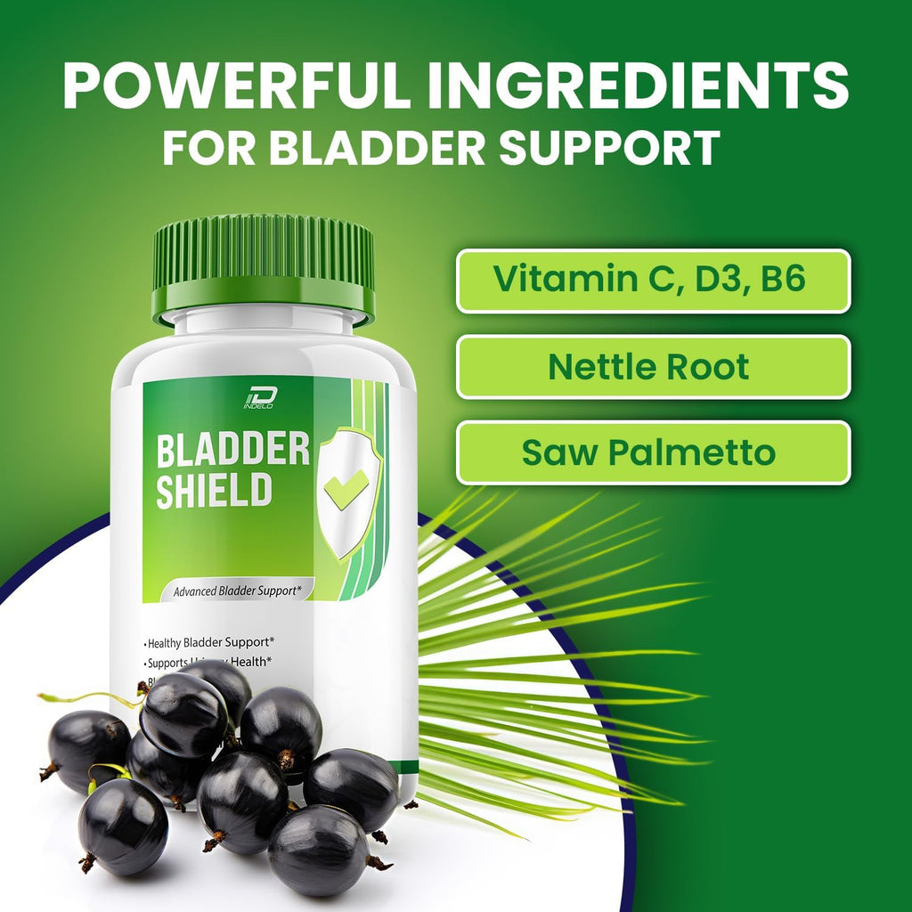 Bladder Shield Suplemento para Hombres, 5 Paquetes (300 Cápsulas)