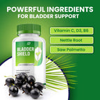 Bladder Shield Suplemento para Hombres, 5 Paquetes (300 Cápsulas)
