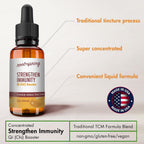 root + spring Qi Booster Tintura Herbal - Extracto Líquido Concentrado con Gotero - Suplemento de Hierbas TCM 1 oz
