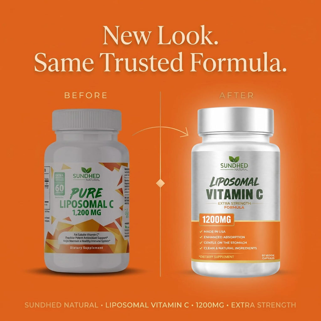 Vitamina C Liposomal Pura - 1200 mg - 60 Cápsulas