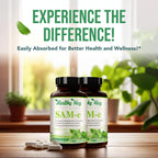 HealthyWayRx SAM-e 500mg - S-Adenosilmetionina - Suplemento de Alta Potencia (360 Cápsulas)