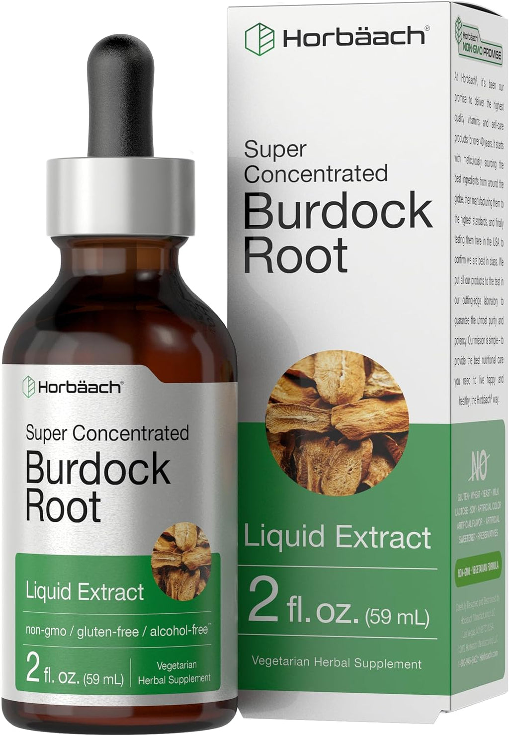 Horbäach Extracto de Raíz de Bardana - Tintura Concentrada 60 ml