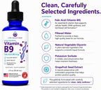 Life Solutions Vitamin B9 Gotas Líquidas de Ácido Fólico 400 mcg, 60 ml