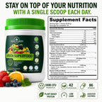 SHOUTGRIIN Green Superfood Powder – Super Greens Orgánicos con Probióticos y Enzimas