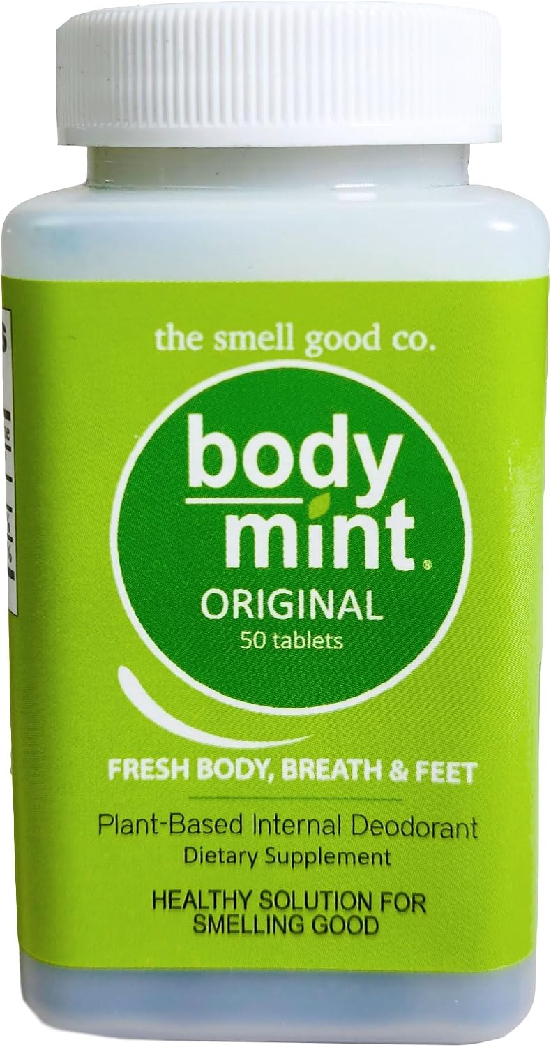 Body Mint Original - Desodorante Interno de Clorofila - 50 Comprimidos