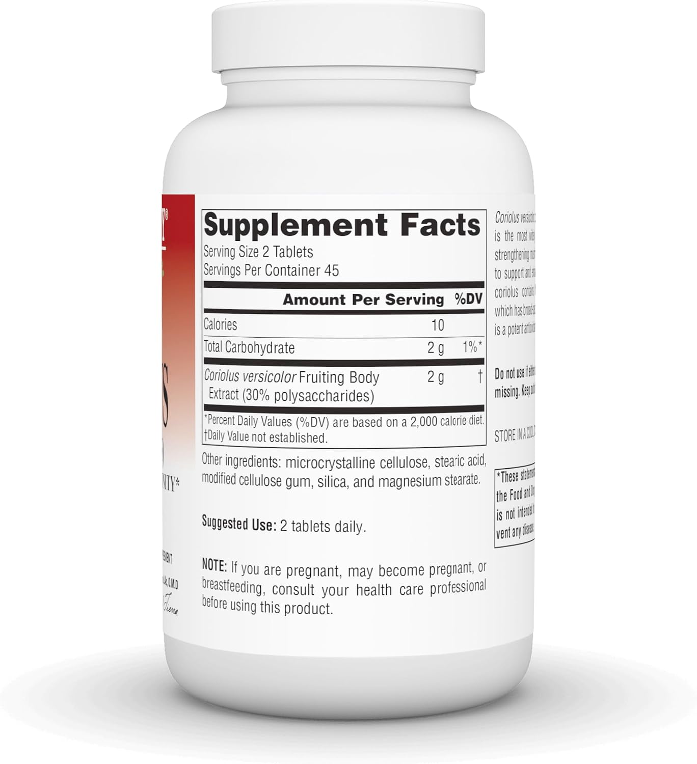 Planetary Herbals Coriolus Full Spectrum 1000mg - 90 Comprimidos