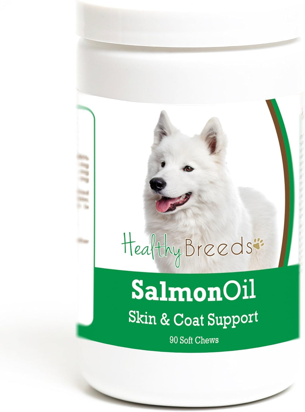 Healthy Breeds Samoyed Aceite de Salmón Snacks Blandos para Perros 90 uds