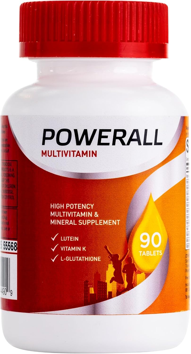 PowerAll Multivitamínico Ocular con Luteína para Adultos, 90 Comprimidos
