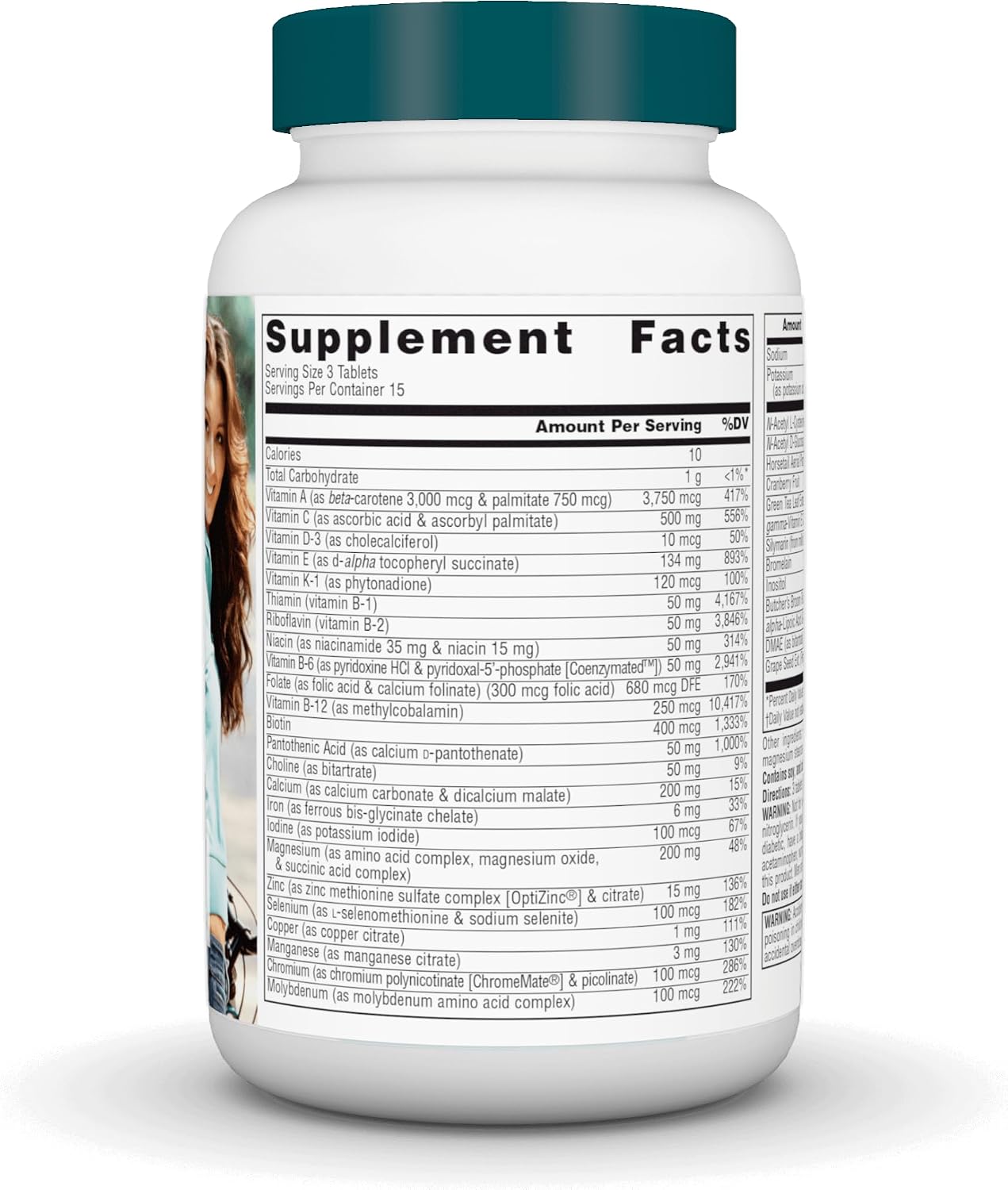Source Naturals Women's Life Force Multiple - Multivitamínico Diario para Mujer, 45 Comprimidos