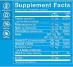 The Vitamin Shoppe Complejo B - Vitaminas B de Alta Potencia, 100 Cápsulas Vegetales