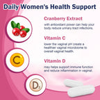 Nature Target Probióticos Vaginales para Mujeres, 100 Mil Millones UFC con Prebióticos, Enzimas Digestivas, Arándano Rojo y D-Mannose - Apoyo al pH y Salud Urinaria - 90 Cápsulas