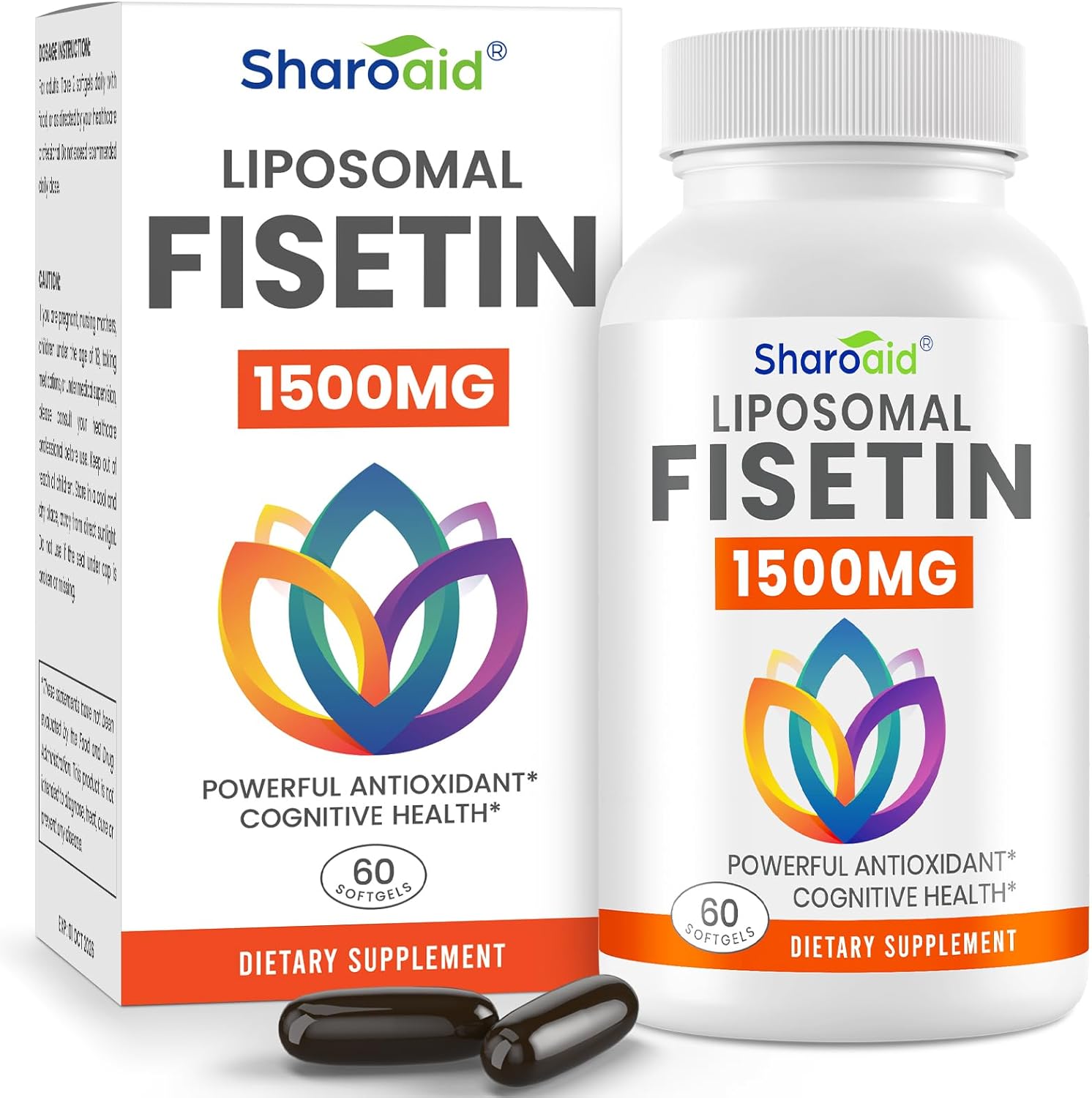 Sharoaid Fisetina Liposomal 1500 mg - Antioxidante Puro