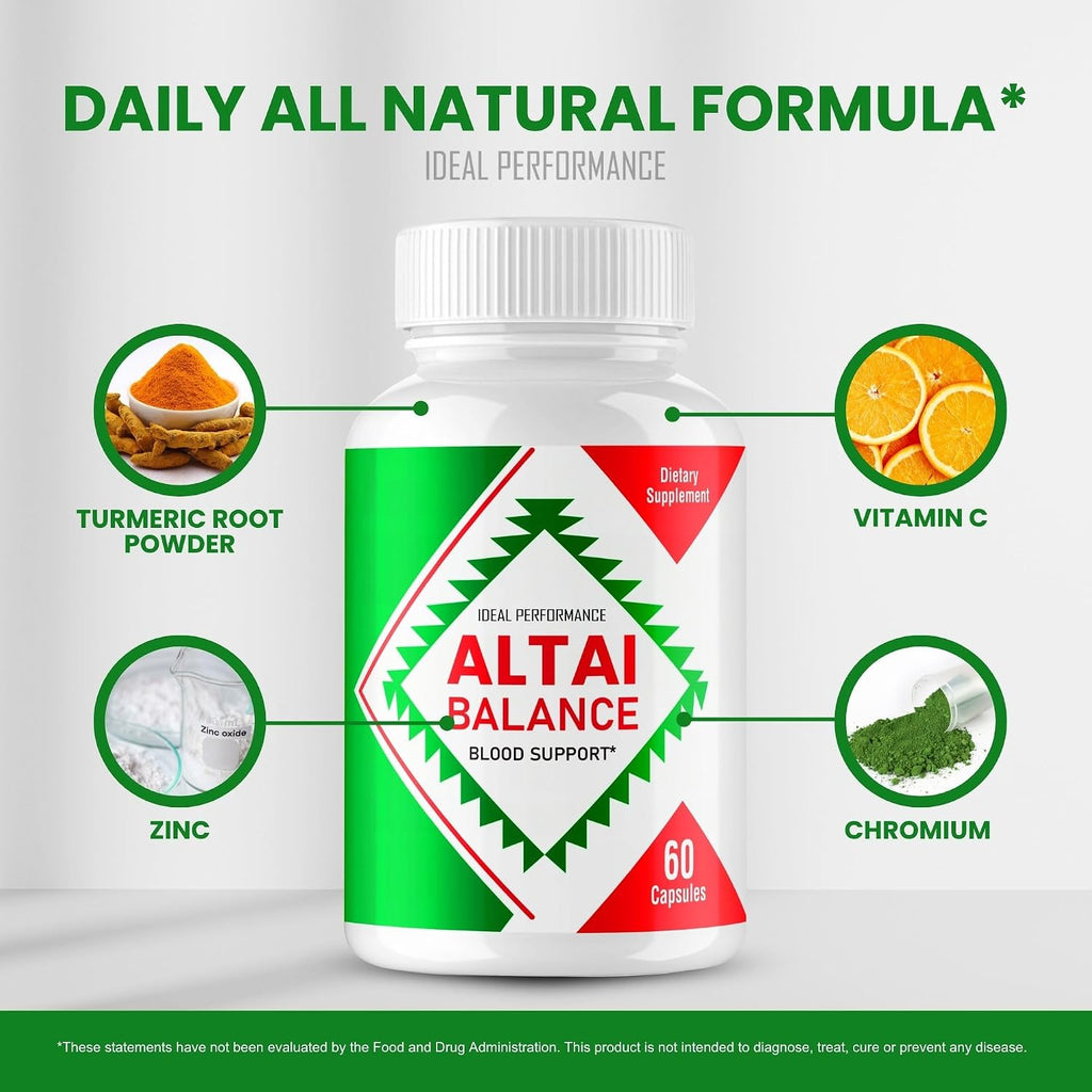 IDEAL PERFORMANCE Altai Balance Support Formula - Suplemento en Cápsulas (60 Cápsulas)
