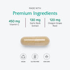 Vitanica Immune Symmetry - Apoyo Inmunológico con Vitaminas A, C y B6 - 60 Cápsulas Veganas