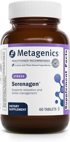 Metagenics Serenagen - 60 Comprimidos - Suplemento Herbal para el Estrés