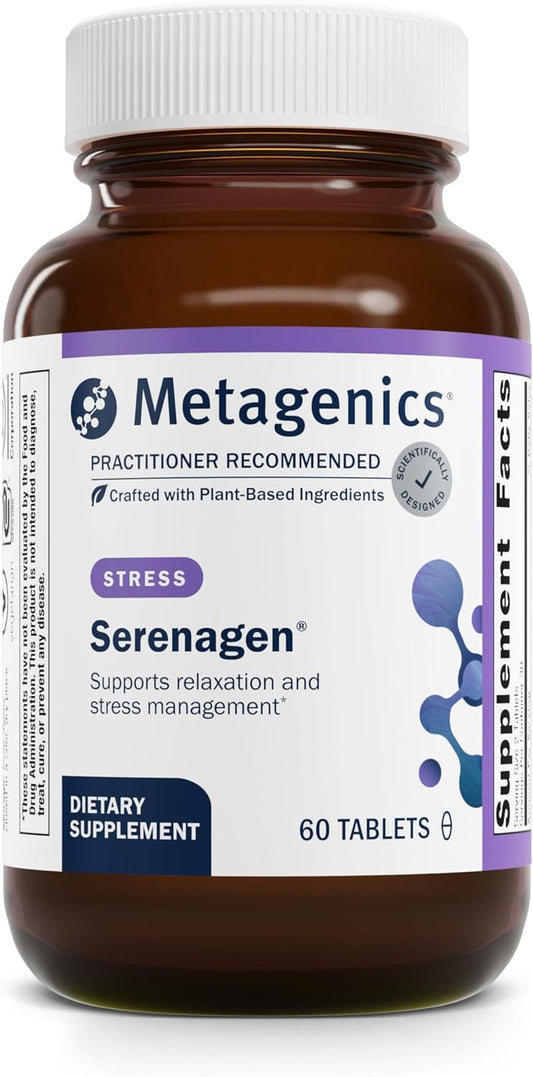 Metagenics Serenagen - 60 Comprimidos - Suplemento Herbal para el Estrés