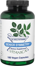 Vitanica Senior Symmetry Multivitamínico y Mineral para Mujeres Mayores de 65 Años, Vegano, 180 Cápsulas