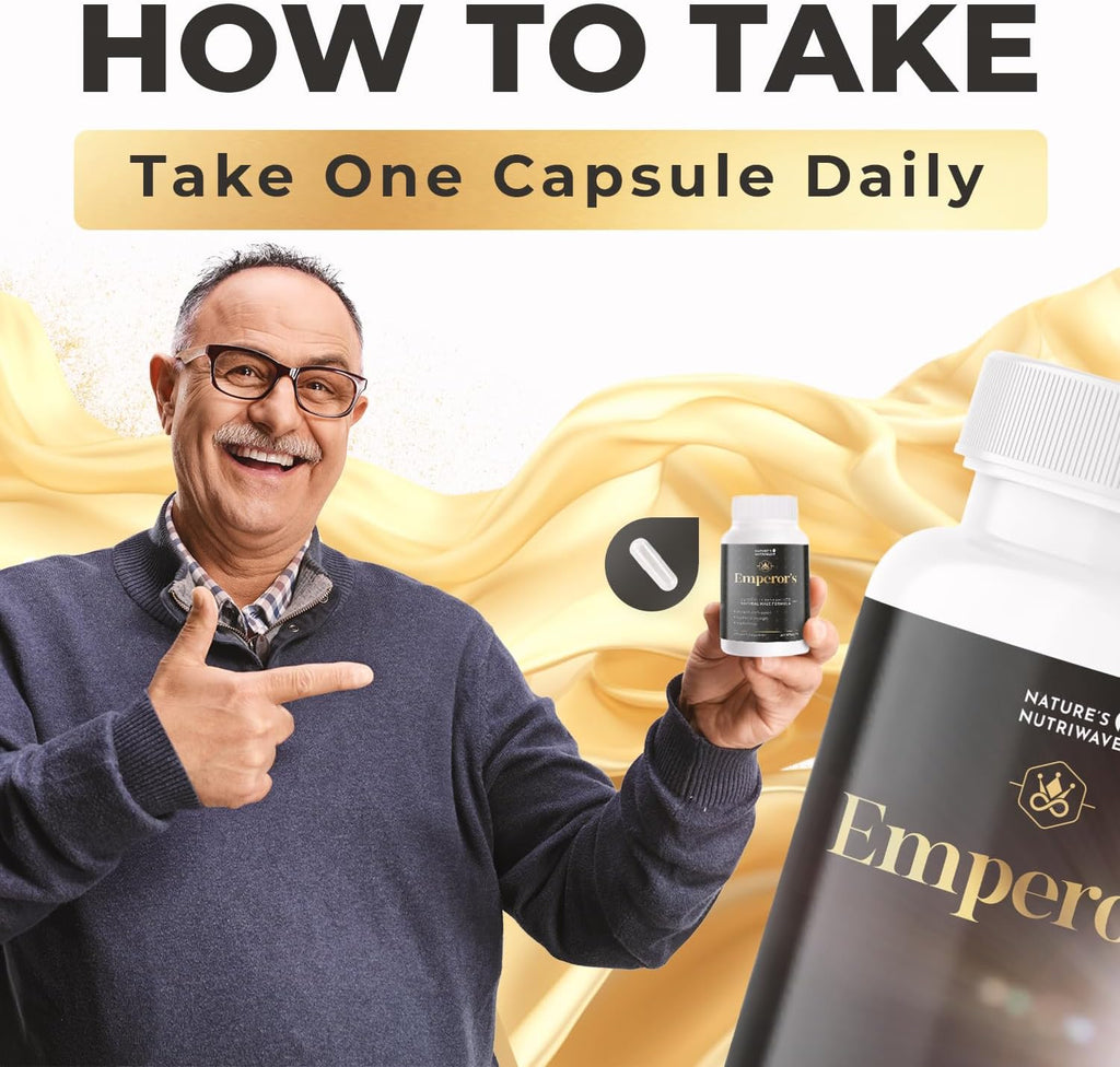Emperor's Vigor Tonic – Fórmula Herbal – 60 Cápsulas