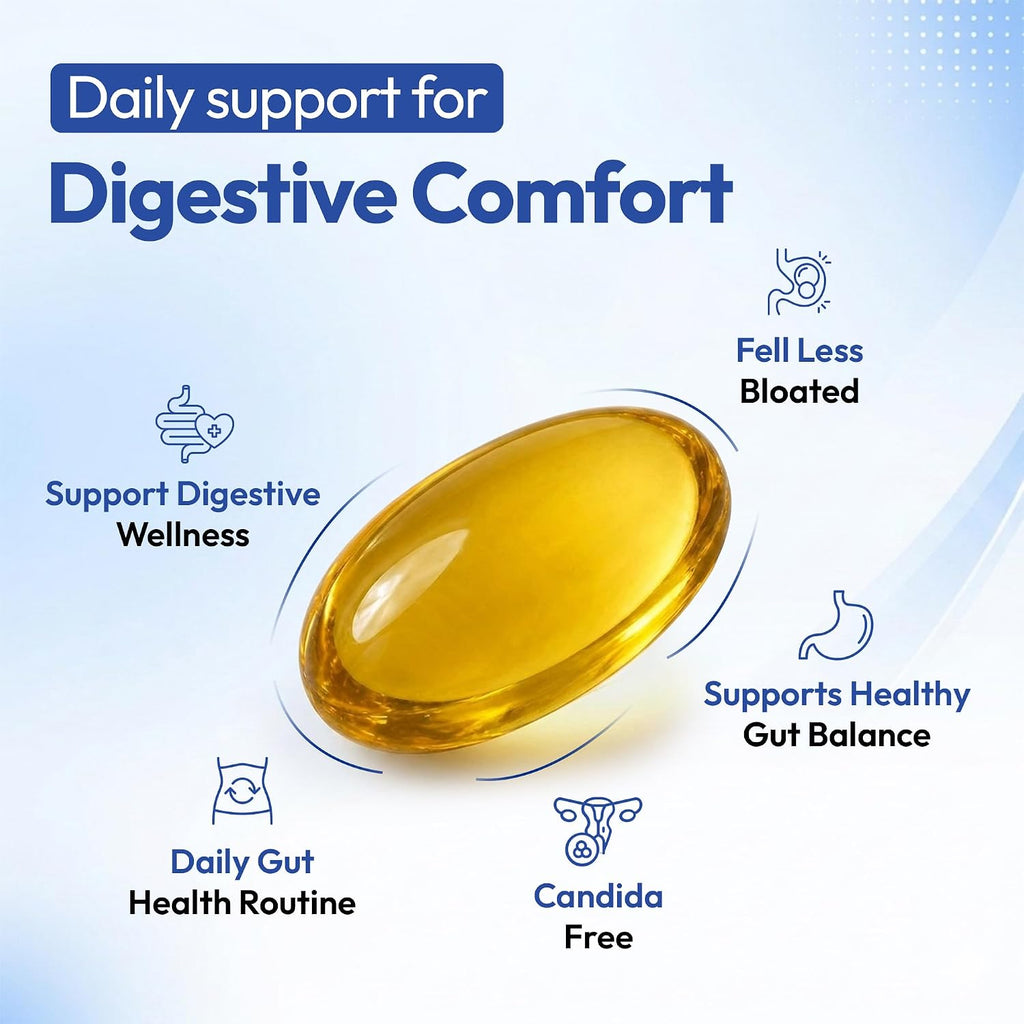 Ácido Undecilénico 250 mg, 250 Cápsulas Blandas – Suplemento de Ácido Graso para el Equilibrio de la Flora Intestinal y Vaginal