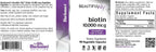 Bluebonnet Nutrition Beautiful Ally Biotina 10.000 mcg – Cápsulas Vegetales para Cabello y Uñas