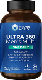 Vitamin World Ultra 360 Multivitamínico para Hombres One Daily, 90 Comprimidos