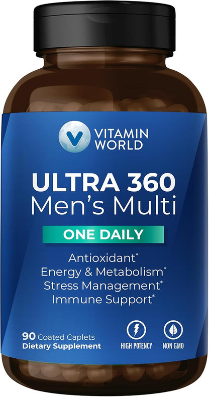 Vitamin World Ultra 360 Multivitamínico para – Apoyo al sistema inmunitario: La vitamina C, la vitamina D y el – Image 1