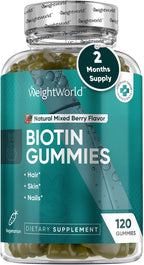 WeightWorld Multivitamínico en Gominolas para Mujeres y Hombres, 14 Vitaminas Clave, 120 Gomitas