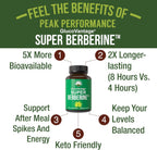 Dihydroberberine Super Berberine - GlucoVantage® 200mg - Cápsulas Veganas