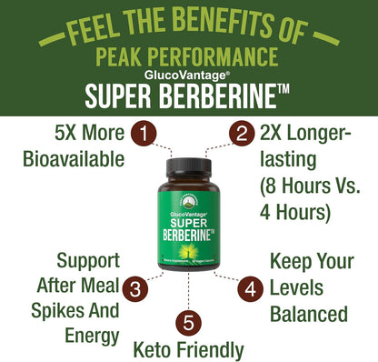 Dihydroberberine Super Berberine - GlucoVantage® 200mg - Cápsulas Veganas – Image 2