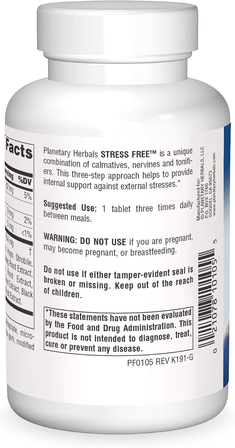 Stress Free Calm Formula - 90 Comprimidos | Planetary Herbals