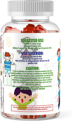 Children's Multivitamin Gummies - 160 Gummies, Natural Fruit Flavors - Nutrisalud