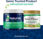NaturVet Advanced Probiotics & Enzymes - Probióticos y Enzimas para Perros y Gatos (227 g)