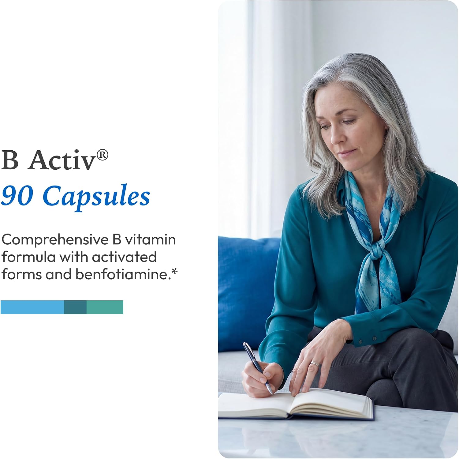 XYMOGEN B Activ - Complejo de Vitaminas B para el Metabolismo de Carbohidratos - 90 Cápsulas