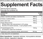 Dr. Amen brainMD Brain & Body Power Max - 420 Cápsulas - Suplemento Completo para el Bienestar