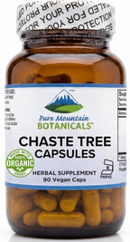 Pure Mountain Botanicals Vitex Sauzgatillo 400mg - 90 Cápsulas Veganas Kosher