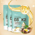 VivoNu Vitamina D3 10000 UI + K2 MK-7 200 mcg, 900 Cápsulas (3x300)