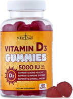 NEW AGE Vitamina D3 5000 IU Gominolas - 60 Unidades