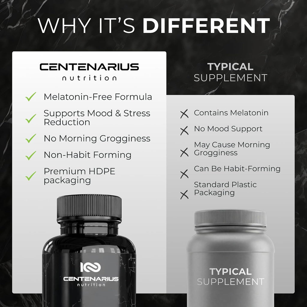 Centenarius Nutrition Sleep and Mood Formula - 60 comprimidos