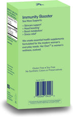 Her Own Irish Sea Moss Cápsulas - Musgo Irlandés con Bardana y Fucus - Apoyo Detox, Inmunidad, Piel Saludable y Metabolismo - 60 Cápsulas