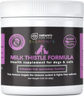 Milk Thistle for Dogs & Cats. Suplemento Hepático con Pollo Real. Desintoxicación de Hígado y Riñones. Frasco Grande de 85 gramos.