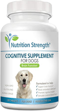 Nutrition Strength Apoyo Cognitivo para Perros – 120 Comprimidos Masticables para la Salud Cerebral y Mental