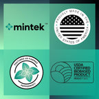 Mintek Mintabz: 24 Cubos Repelentes Naturales de Roedores con Aceite de Menta