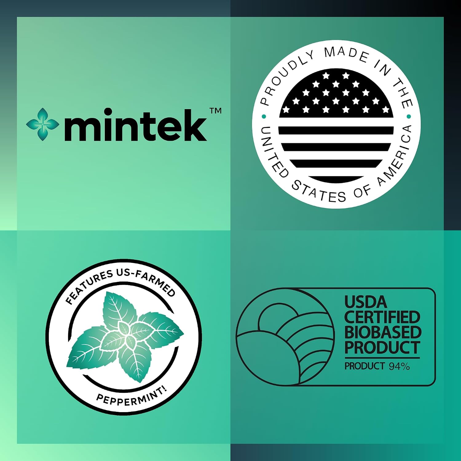 Mintek Mintabz: 24 Cubos Repelentes Naturales de Roedores con Aceite de Menta