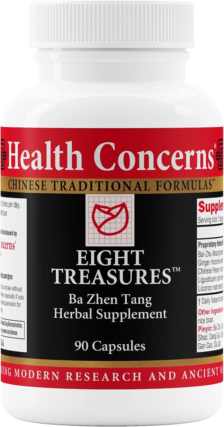 Health Concerns Eight Treasures – Complemento Femenino de Medicina Tradicional China – 90 Cápsulas