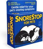 SnoreStop para Mascotas - 20 Comprimidos Masticables - Solución Natural Antirronquidos