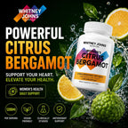 Whitney Johns Citrus Bergamot para Mujeres, 1200 mg, 90 Comprimidos