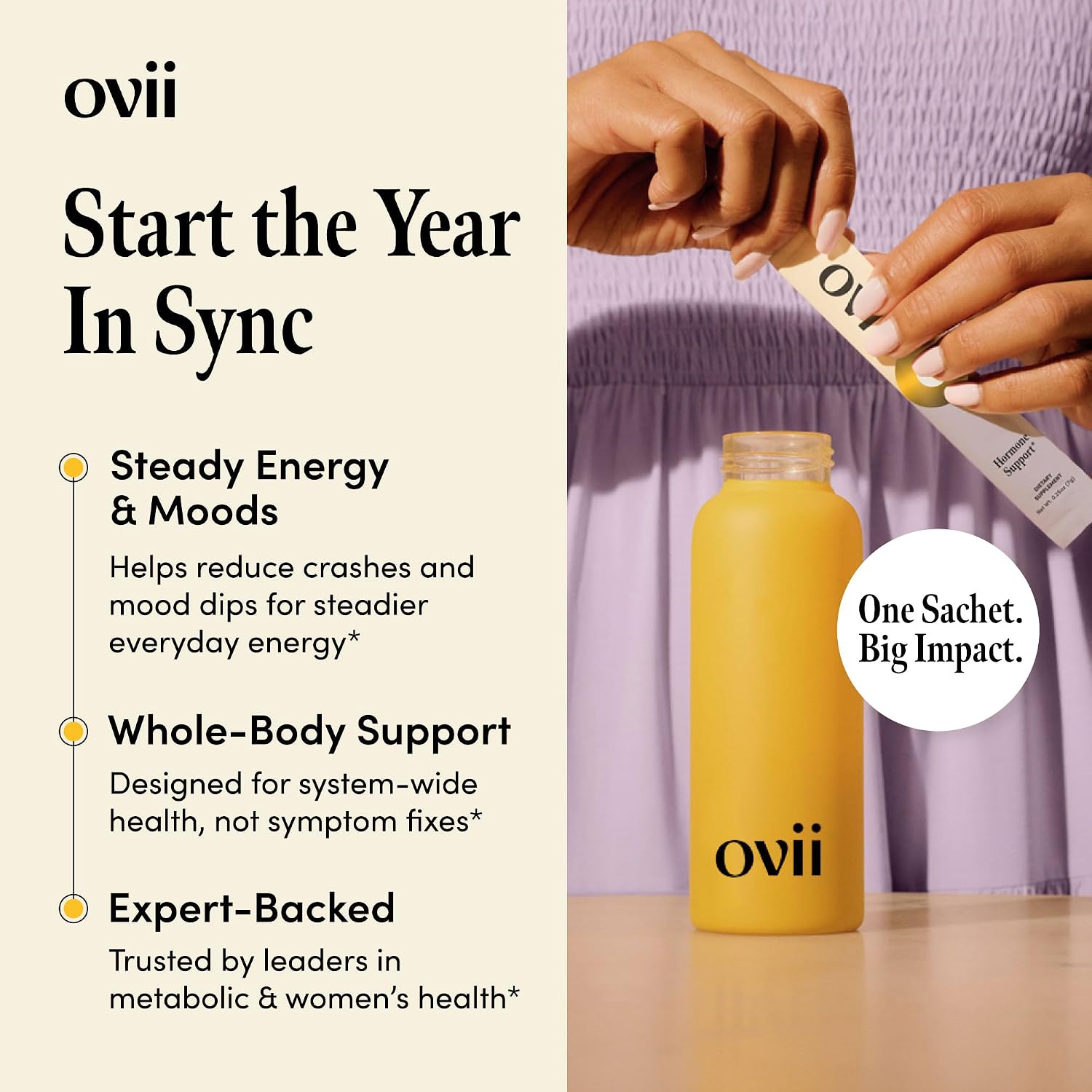 Ovii Apoyo Metabólico para Mujeres – Reducose® Morera Blanca con Myo-Inositol & D-Chiro Inositol 40:1 – Bienestar Diario y Control de Apetito – 30 Servicios