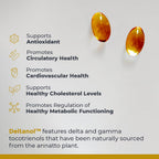 Premier Research Labs Deltanol - Tocotrienoles Vitamina E, 100 mg por Cápsula, 60 Cápsulas