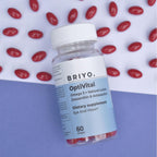 Briyo OptiVital – Complemento para la salud visual con luteína, zeaxantina, astaxantina y omega-3, 60 cápsulas