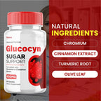 Glucocyn Support Cápsulas - Fórmula de Salud de Glucógeno, Máxima Potencia 800 mg con Vitaminas y Minerales Naturales (60 Cápsulas)